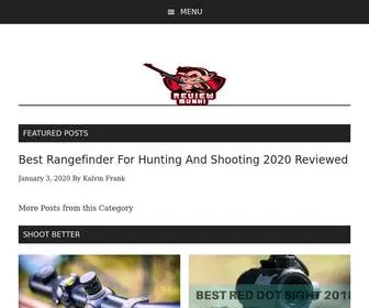 Reviewmunki.com(Unbiased reviews and Guides on hunting) Screenshot