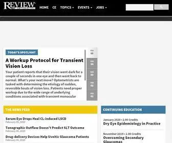 Reviewofoptometry.com(The Magazine Read Most by Optometrists) Screenshot