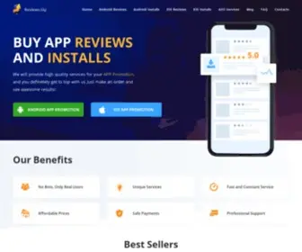 Reviews-UP.com(Buy App Reviews & App Ratings) Screenshot