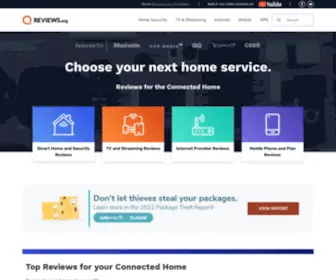 Reviews.org(In-Depth Reviews of Home Services & Products) Screenshot