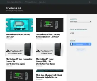 Reviews2GO.com(Reviewing All Things Handheld) Screenshot