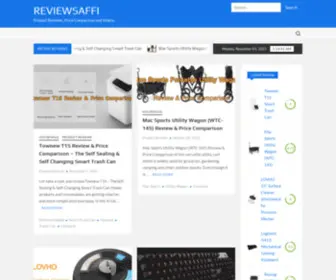 Reviewsaffi.com(Product Reviews and Price Comparisons) Screenshot