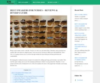 Reviewsnectar.com(BEST SNEAKERS FOR NURSES INREVIEWS & BUYER'S GUIDE) Screenshot