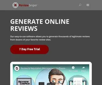 Reviewsniper.com(Building Reviews to Boost Your Business) Screenshot