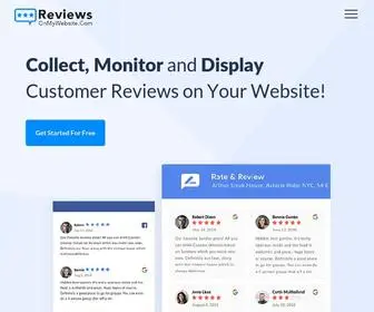 Reviewsonmywebsite.com(#1 Google & Facebook Reviews Widget For Your Website) Screenshot