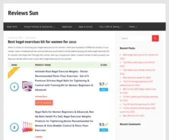 Reviewssun.com(Reviews Sun) Screenshot