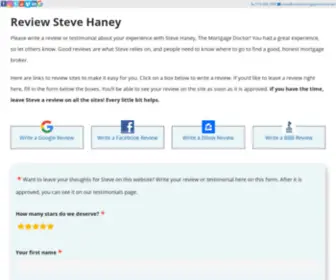 Reviewstevehaney.com(Review Steve Haney) Screenshot