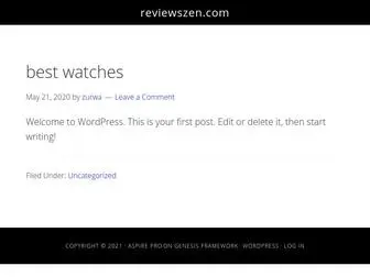 Reviewszen.com(Best watches) Screenshot