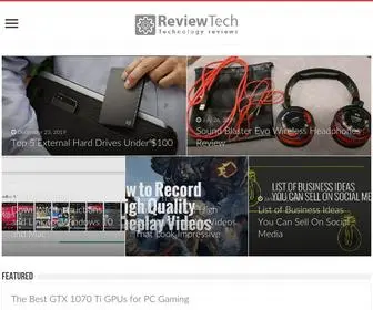 Reviewtech.info(Technology reviews from) Screenshot