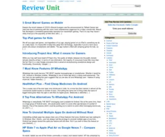 Reviewunit.com(Review Unit) Screenshot