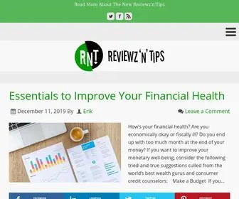 Reviewzntips.com(Make a Head Start in Blogging) Screenshot