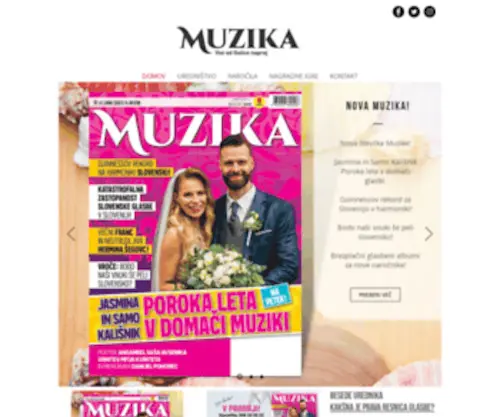 Revija-Muzika.si(DOMOV) Screenshot