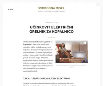 Revija-Svobodnamisel.si(Revija Svobodna misel) Screenshot