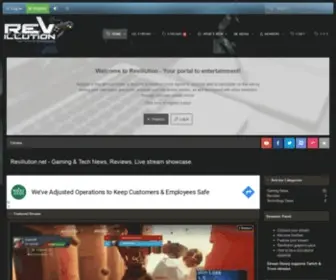Revillution.net(Gaming & Tech News) Screenshot