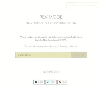 Revimode.com(REVIMODE) Screenshot