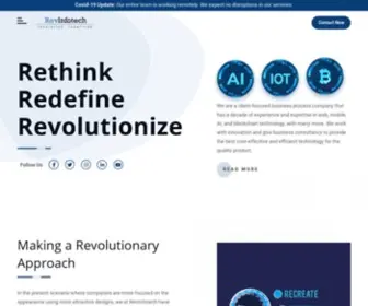 Revinfotech.com(Web Development) Screenshot