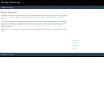 Revise-Law.com(Revise Case Law) Screenshot