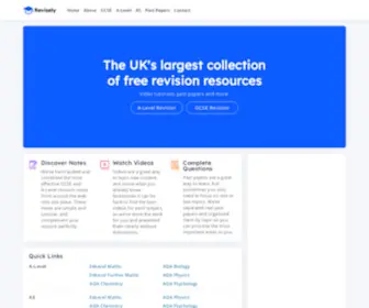 Revisely.co.uk(AI-Powered Learning Resources) Screenshot