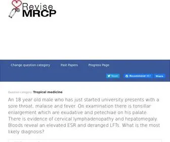 Revisemrcp.com(Random Quiz) Screenshot