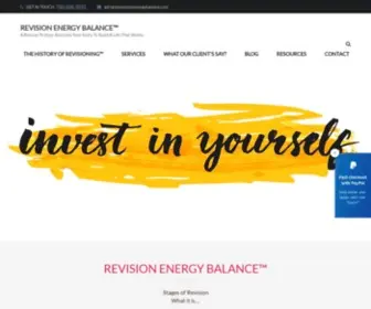 Revisionenergybalance.com(A Reason To Stay) Screenshot