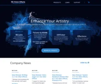 Revisionfx.com(Vision Effects) Screenshot