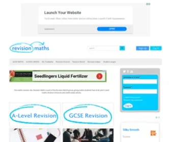 Revisionmaths.com(Revision Maths) Screenshot