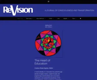 Revisionpublishing.org(A Journal of Consiousness and Transformation) Screenshot
