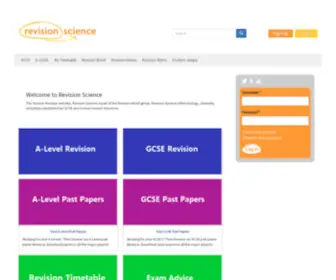Revisionscience.com(The science revision site. Revision Science) Screenshot