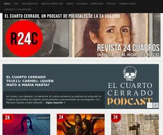 Revista24Cuadros.com(REVISTA 24 CUADROS) Screenshot
