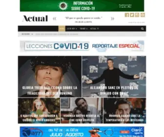 Revistaactual.com.mx(La Revista Actual te ofrece todo) Screenshot