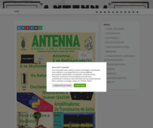 Revistaantenna.com.br(Desde 1926) Screenshot