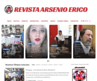 Revistaarsenioerico.com(Revista Arsenio Erico) Screenshot
