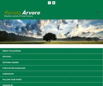 Revistaarvore.org.br(Brazilian Journalof Forest Science) Screenshot