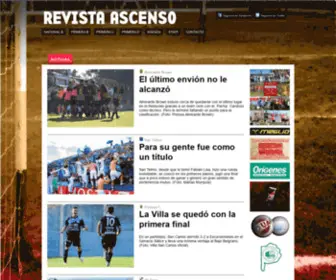 Revistaascenso.com.ar(Revista Ascenso) Screenshot