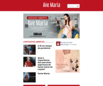 Revistaavemaria.com.br(Revista Ave Maria) Screenshot