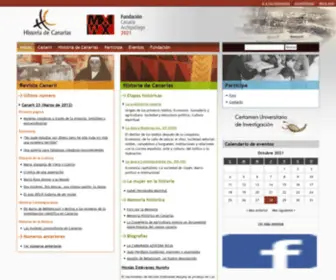 Revistacanarii.com(Historia de Canarias y revista Canarii) Screenshot