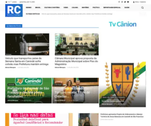 Revistacaninde.com.br(Revistacaninde) Screenshot