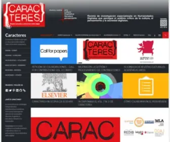 Revistacaracteres.net(Caracteres. Estudios culturales y críticos de la esfera digital) Screenshot