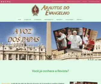 Revistacatolica.com.br(Revista Arautos do Evangelho) Screenshot