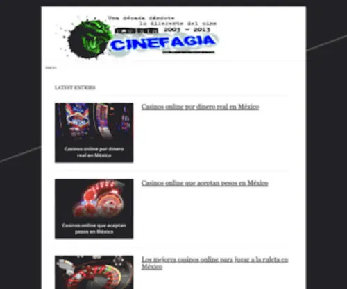 Revistacinefagia.com(Revistacinefagia) Screenshot