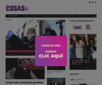 Revistacosas.mx(Revista COSAS México) Screenshot