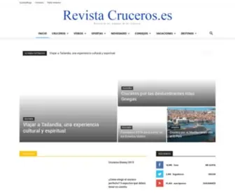 Revistacruceros.es(Mediterráneo) Screenshot