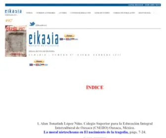 Revistadefilosofia.org(Eikasía) Screenshot