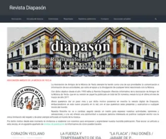 Revistadiapason.com(Revista Diapasón) Screenshot