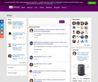 Revistadiscover.com(Revista Discover) Screenshot