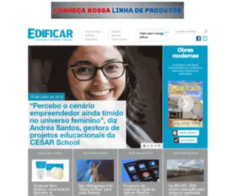 Revistaedificar.com.br(Revista Edificar) Screenshot