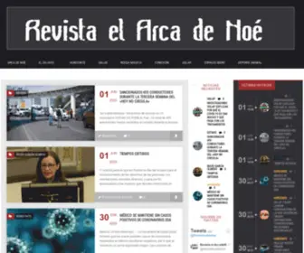 Revistaelarcadenoe.com.mx(Portal de noticias) Screenshot
