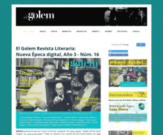 Revistaelgolem.com(La mejor literatura clásica y actual) Screenshot