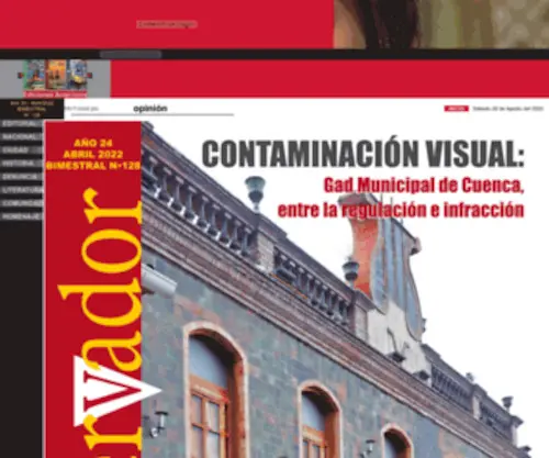 Revistaelobservadorec.com(El Observador) Screenshot