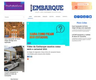 Revistaembarque.com(Revista Embarque) Screenshot